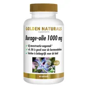 Golden Naturals Borage-Olie 1000mg Capsules 60CP
