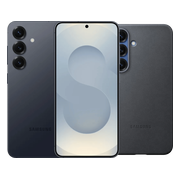 Samsung Galaxy S25 256GB Grijs 5G + Samsung Kindsuit Back Cover Zwart