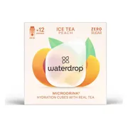 Waterdrop Ice Tea Peach Microdrink Vitamin Hydration Cubes 12ST