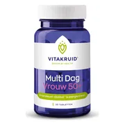 Vitakruid Multi Dag Vrouw 50+ 100% Vegan 30 30TB
