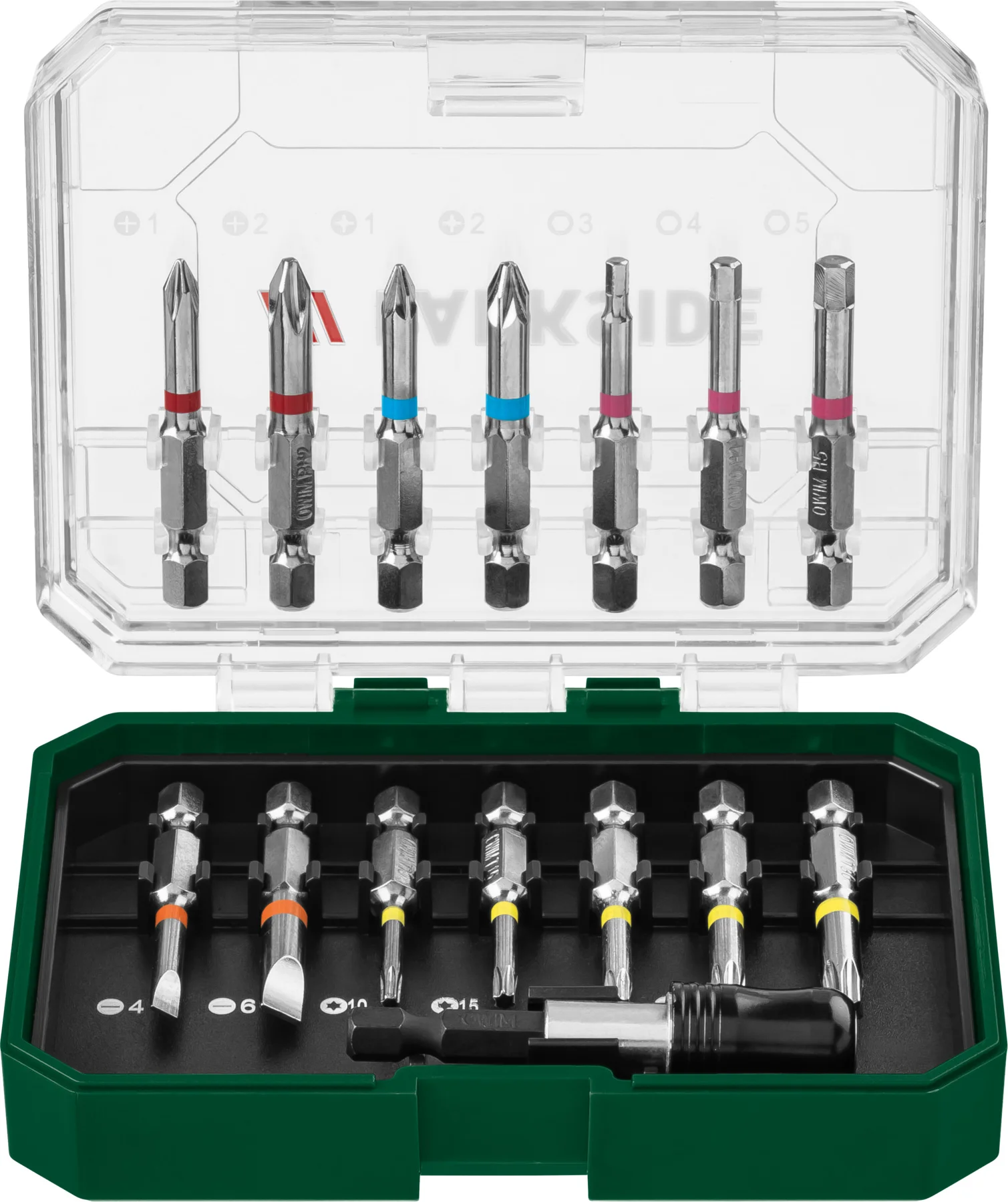 PARKSIDE Bitset (50mm 15-delig)