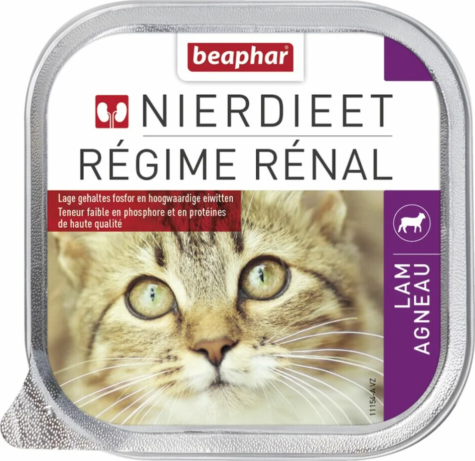 Beaphar Nierdieet Kattenvoer Nat Lam 100 gr