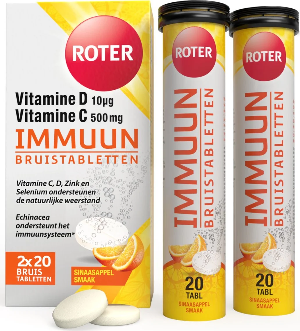 Roter Immuun Vitamine C & D 30 tabletten