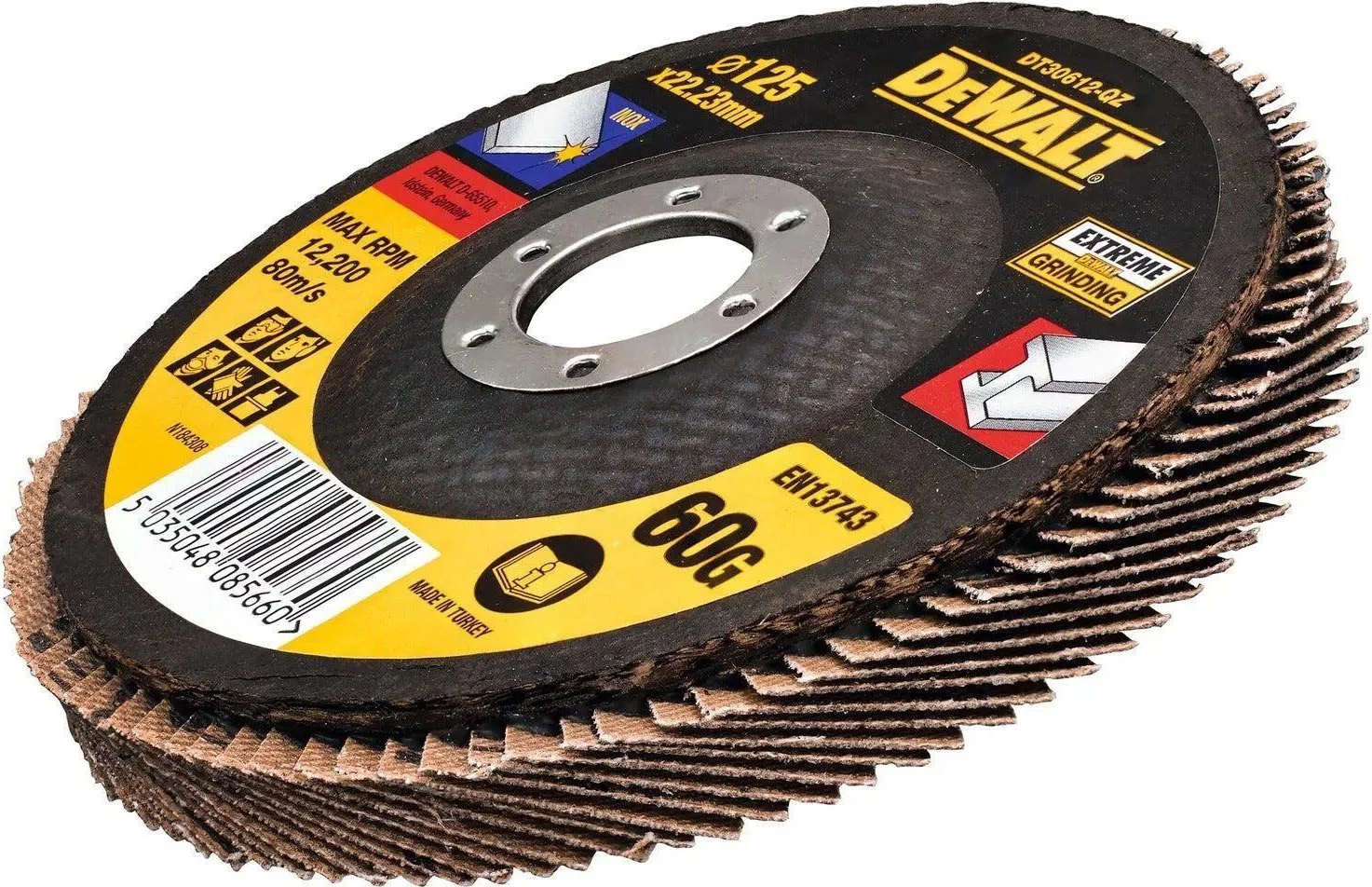 DeWALT DT30612 Lamellenschijf EXTREME 125mm K60