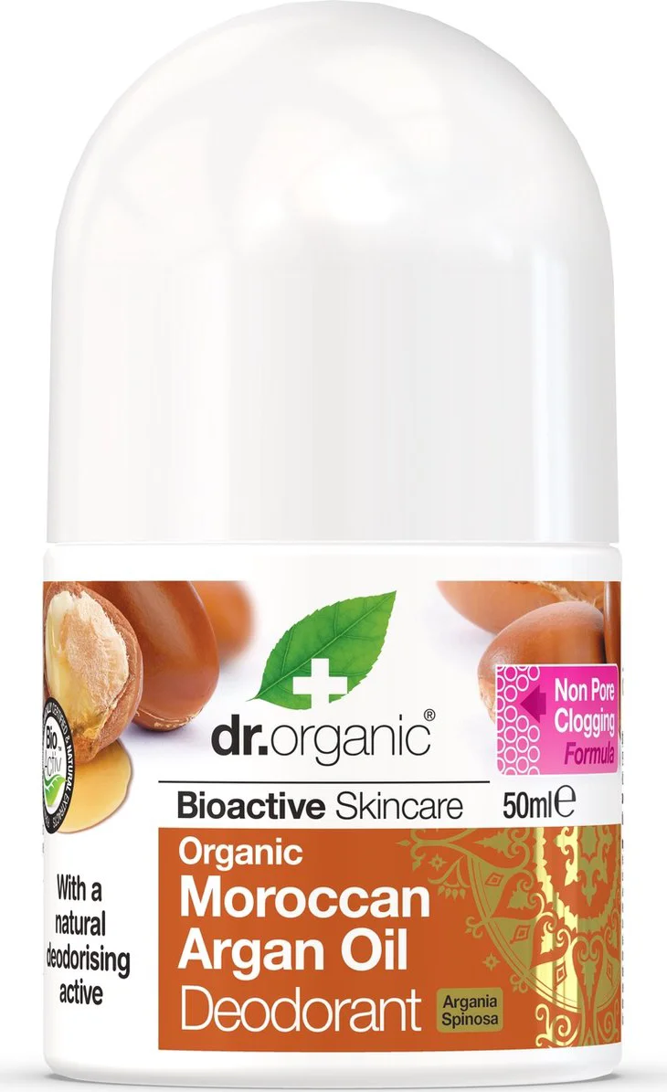 Dr Organic Moroccan Argan Oil Deodorant Roll-On 50ML