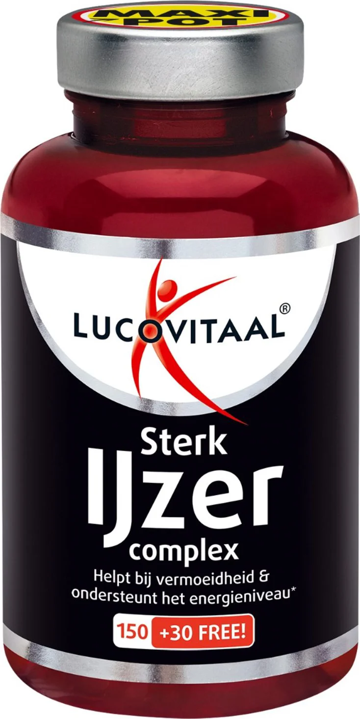 Lucovitaal Sterk IJzer Complex Tabletten 180TB