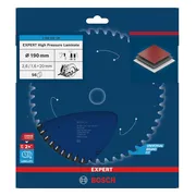 Bosch Professional Cirkelzaagblad EXPERT High Pressure Laminate | Ø 190 x 2,6 x 20mm 56T - 2608644134