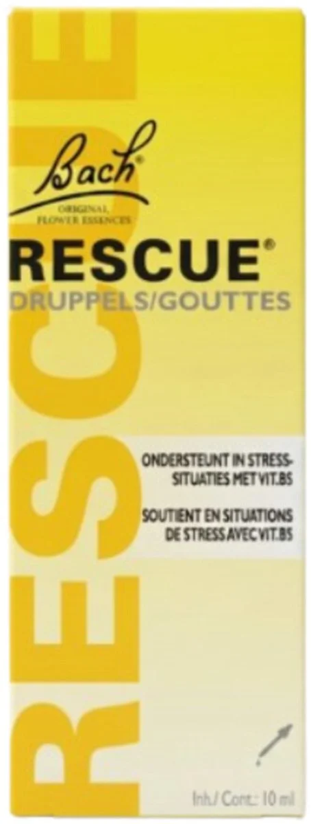 Bach Rescue Druppels Zonder Alcohol 10ML