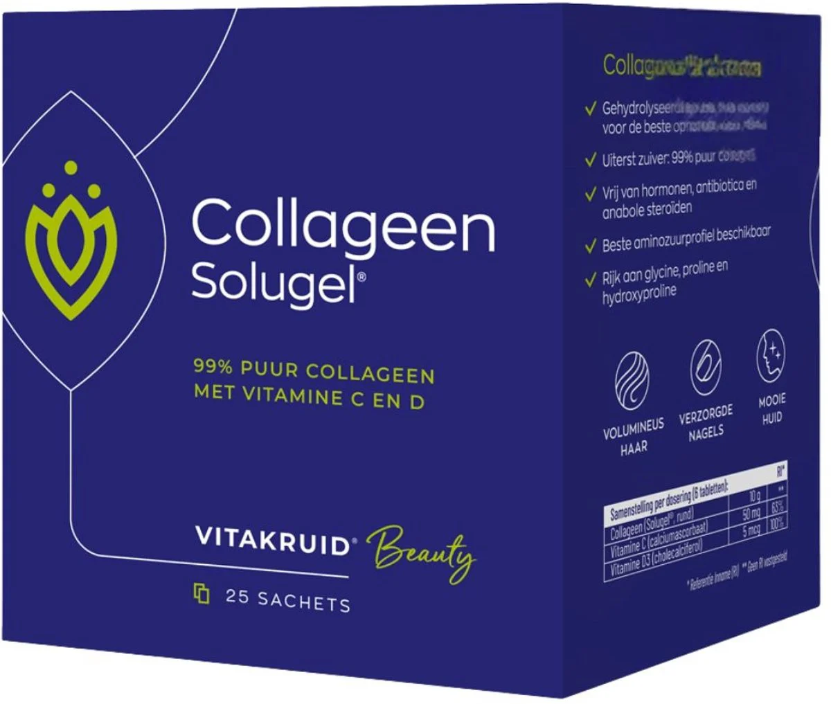 Vitakruid Collageen Solugel Sachets 25ST