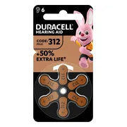 Duracell Gehoorapparaat Batterijen 312 6 stuks