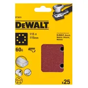 DeWALT DT3031 P60 Schuurpapier 1/4 Velcro VE=25