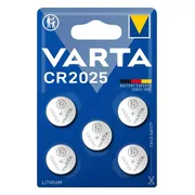 Varta LITHIUM Coin Batterijen CR2025 Blister 5 stuks
