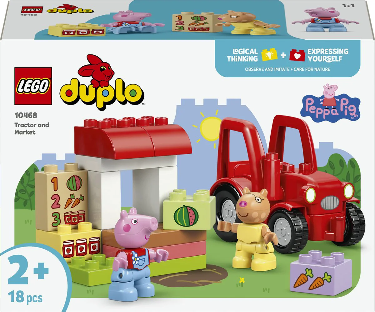 LEGO DUPLO Tractor en marktkraam 10468