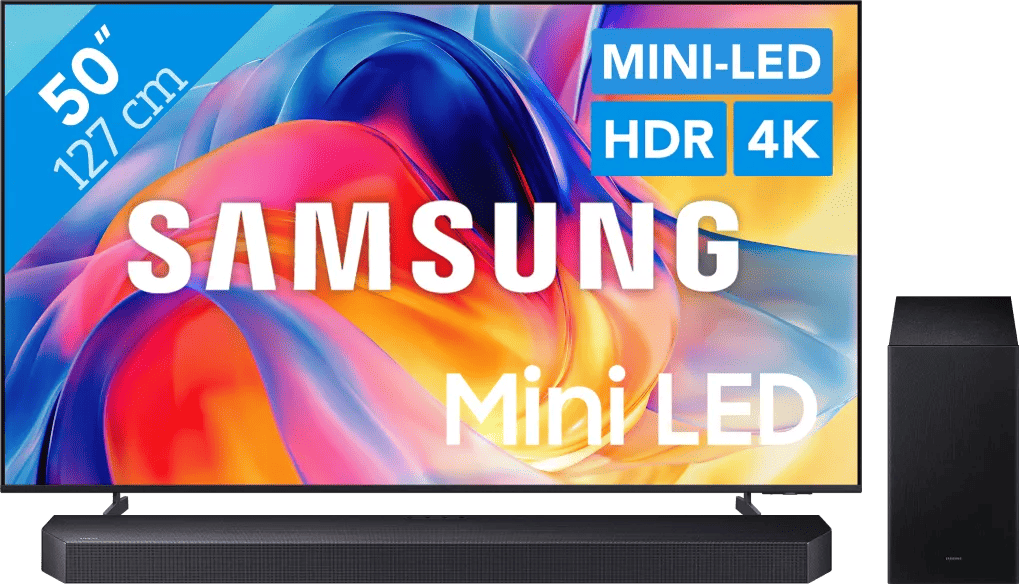 Samsung Mini-led 50" M73H (2026) + Samsung HW-Q600F (2025)