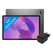 Lenovo Idea Tab 11 inch 256GB Wifi Grijs met Stylus + BlueBuilt Oplader