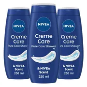 3x NIVEA Douchecrème Care 250 ml