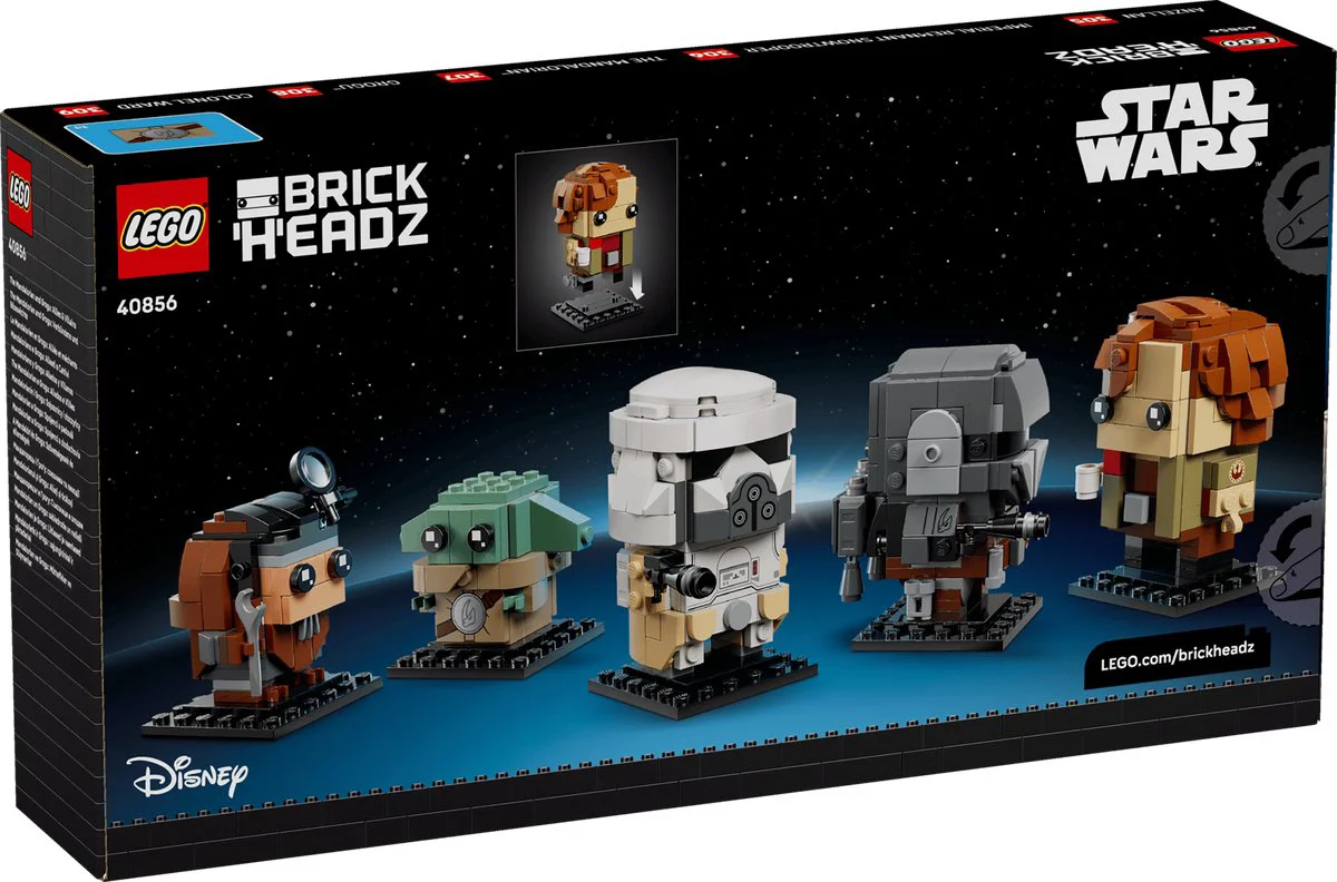 LEGO BrickHeadz De Mandalorian en Grogu: bondgenoten en schurken 40856