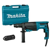 Makita HR2670FT Combihamer SDS-Plus 3,0J + verwisselbare boorkop 230V in koffer