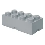 LEGO Opbergsteen met 8 noppen - steengrijs