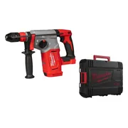 Milwaukee M18 BLHX-0X Accu combihamer SDS-Plus 2,3J + snelwisselboorkop 18V Basic Body in HD-Box - 4933478891