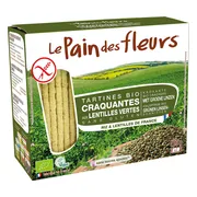 Le Pain Des Fleurs Crackers Groene Linzen 150GR