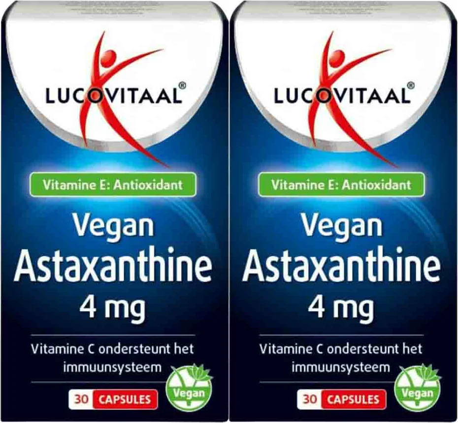 2x Lucovitaal Astaxanthine 4 mg 30 capsules