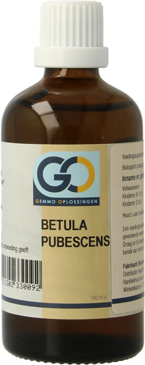 GO Gemmo Oplossingen Betula Pubescens Bio Tinctuur 100ML