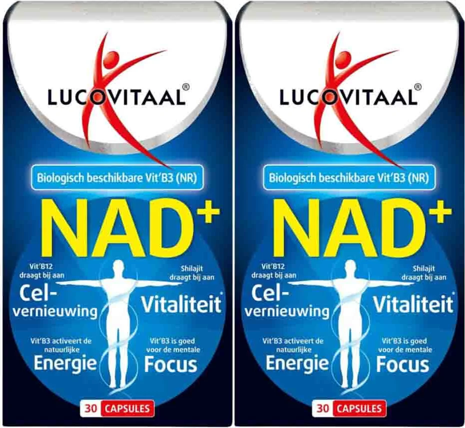 2x Lucovitaal NAD+ 30 capsules