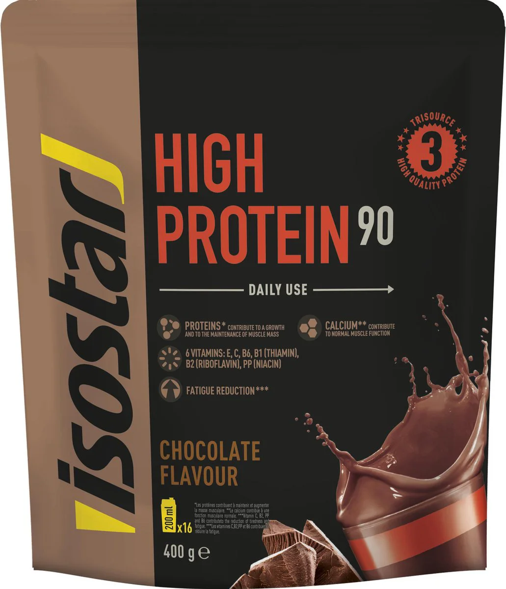 Isostar High Protein 90 Chocolade 400 gr