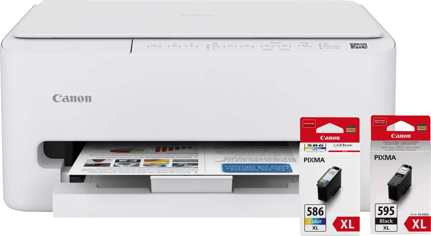 Canon PIXMA TS4150i + 1 set extra XL cartridges