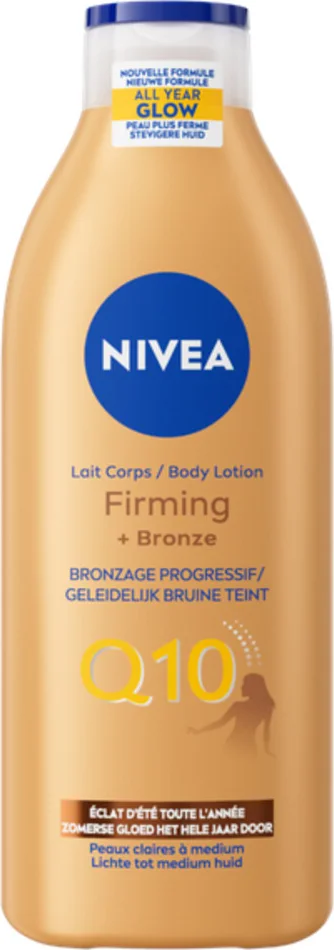 3x NIVEA Q10 Firming en Bronze Bodylotion 400 ml
