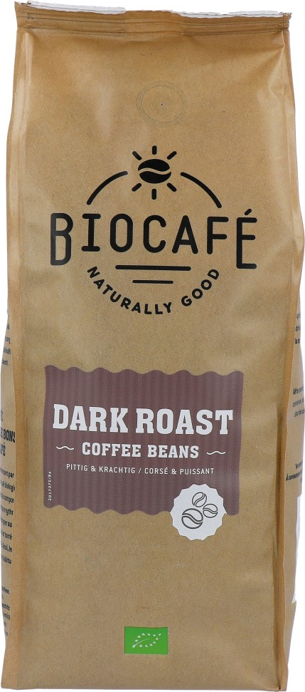 Biocafé Dark Roast Koffiebonen 500GR