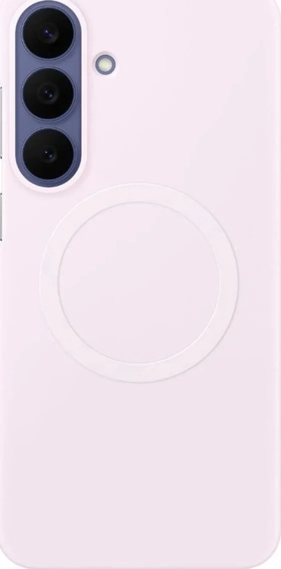 Samsung Galaxy S26 FE Siliconen Back Cover met Magneet Roze