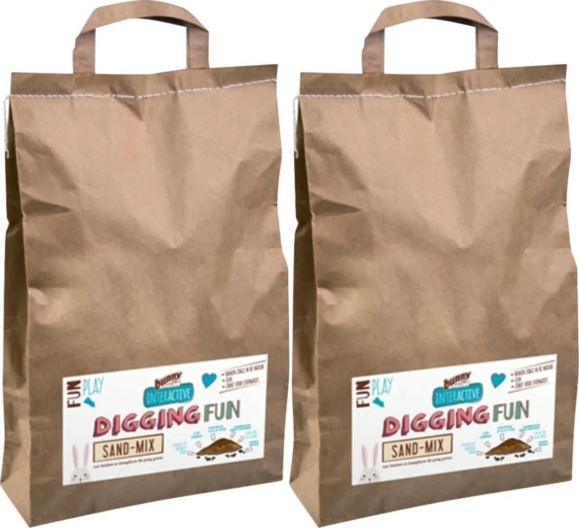 2x Bunny Nature Zandmix Voor Graafbox 9,7 kg