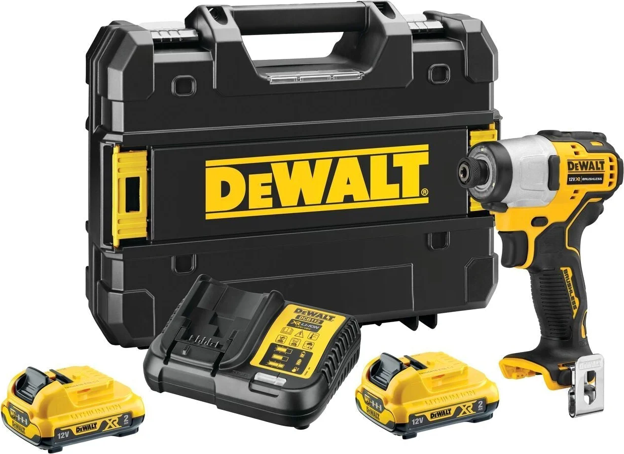 DeWALT DCF801D2 Accu slagschroevendraaier 163Nm 12V XR 2.0Ah in TSTAK