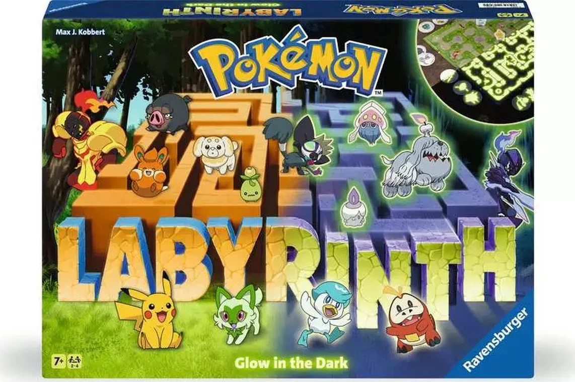 Pokémon Labyrinth Glow in the Dark