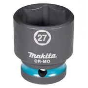 Makita E-16215 Impact Black Krachtdop 1/2" | 27 x 42 mm