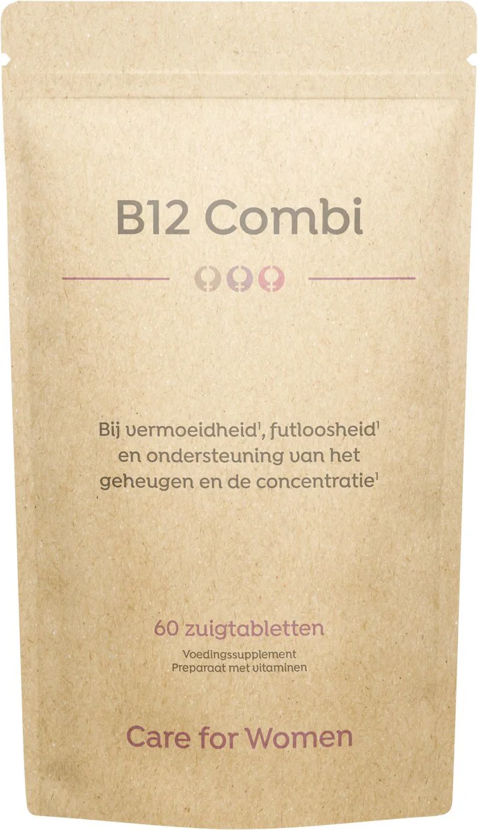 Care for Women B12 Combi Zuigtabletten 60TB