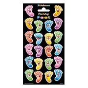 Stickervel Twinkle - Grappige Voeten