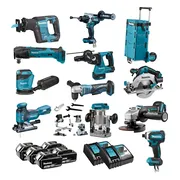 Makita DLX1108TJ2 Accu Combiset 11-delig met Trolley 18V 5.0Ah in Mbox