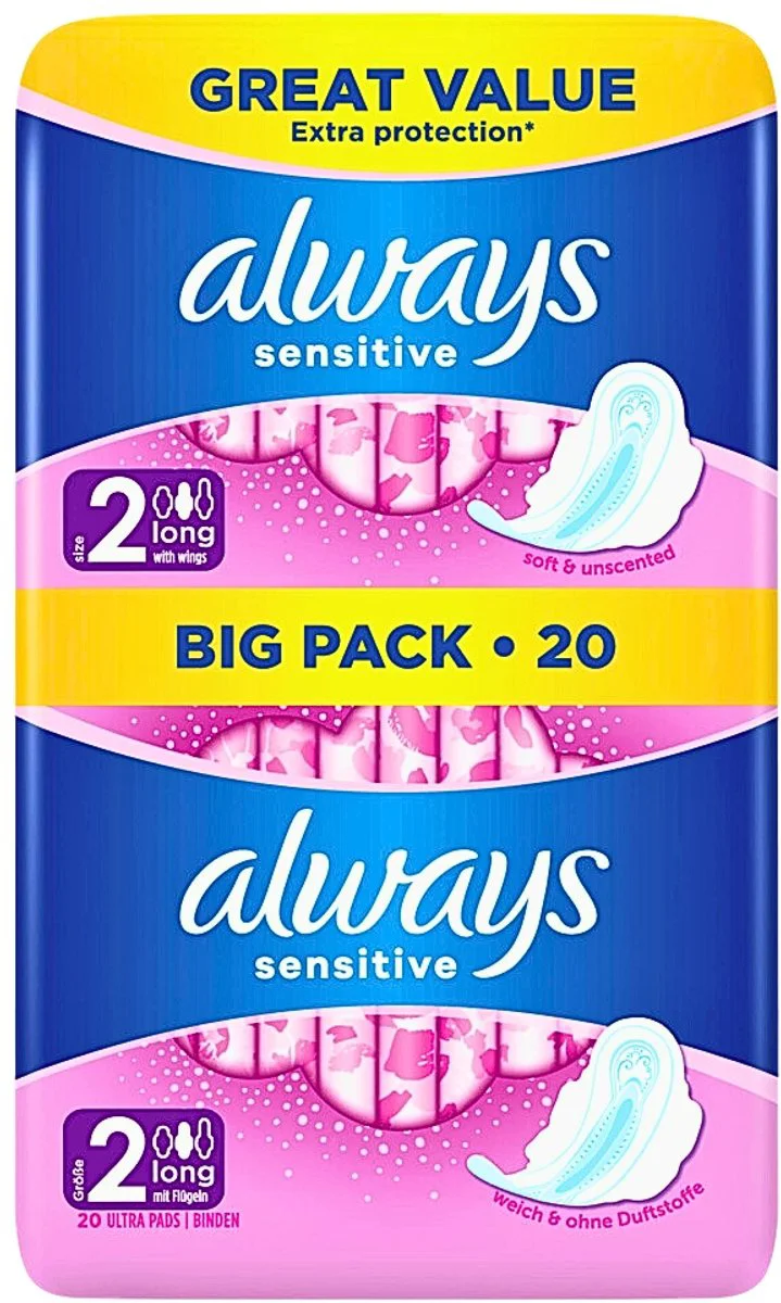 Always Maandverband Sensitive Long 20 stuks