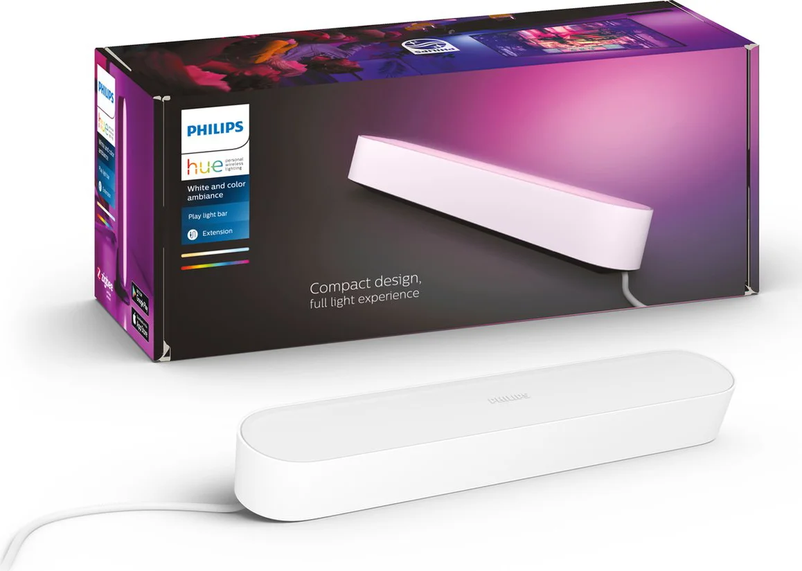 Philips Hue Play Lichtbalk White & Color Wit Uitbreiding