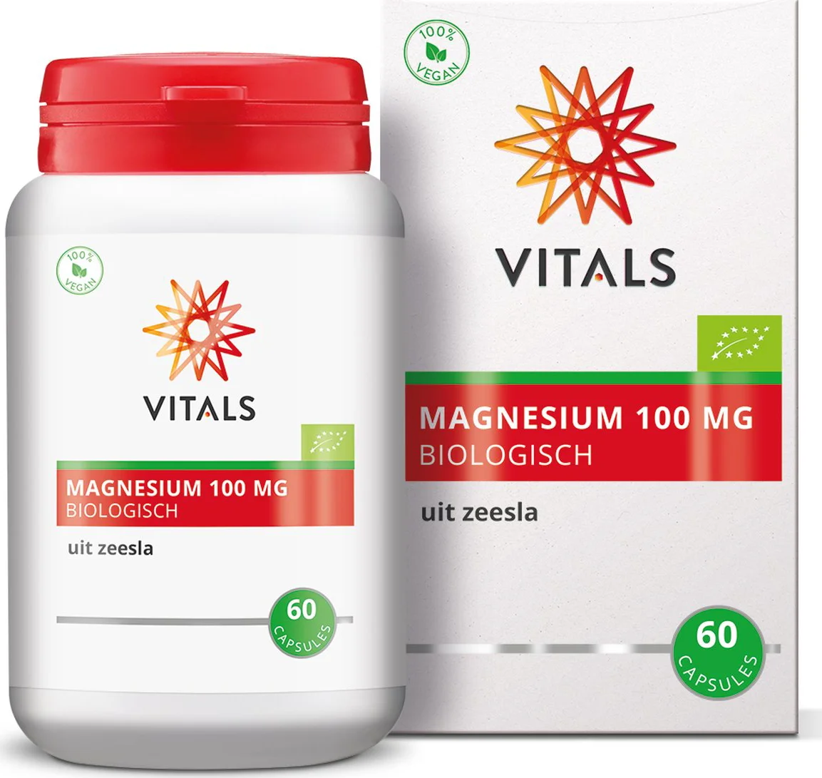 Vitals Magnesium Biologisch 100mg 60 capsules