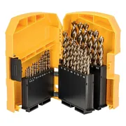 DeWALT DT4957 29-delige HSS E Cobalt Metaalboren Set in Cassette