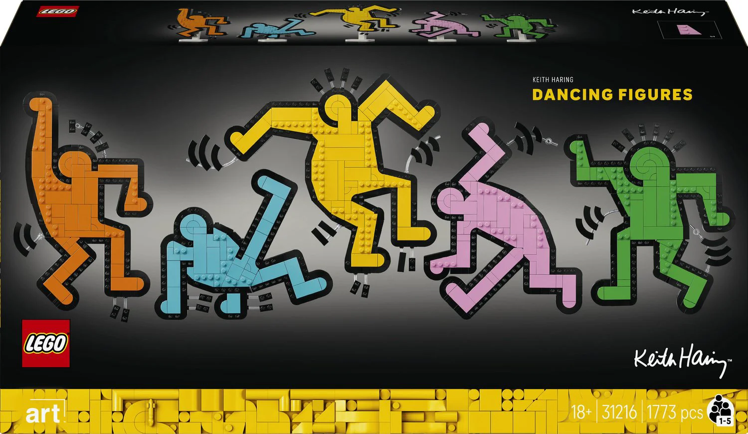 LEGO Art Keith Haring - Dansende figuren 31216
