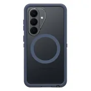 OtterBox Defender Samsung Galaxy S26 Back Cover met Magneet Transparant Blauwe Rand