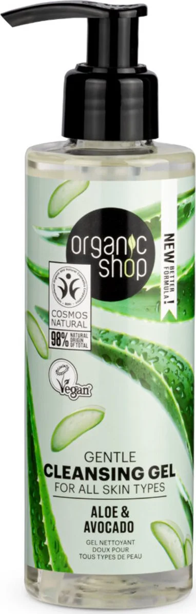 Organic Shop Cleansing Gel Avocado and Aloe 200 ml