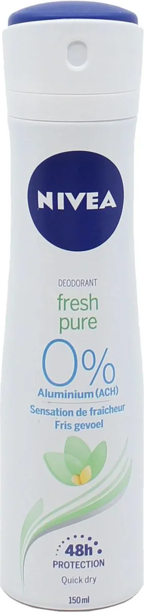 Nivea Fresh Pure Deodorant Spray 150ML