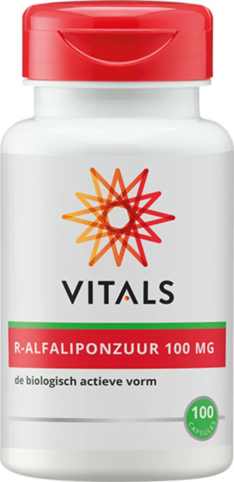 2x Vitals R Alfaliponzuur 100 mg 100 capsules