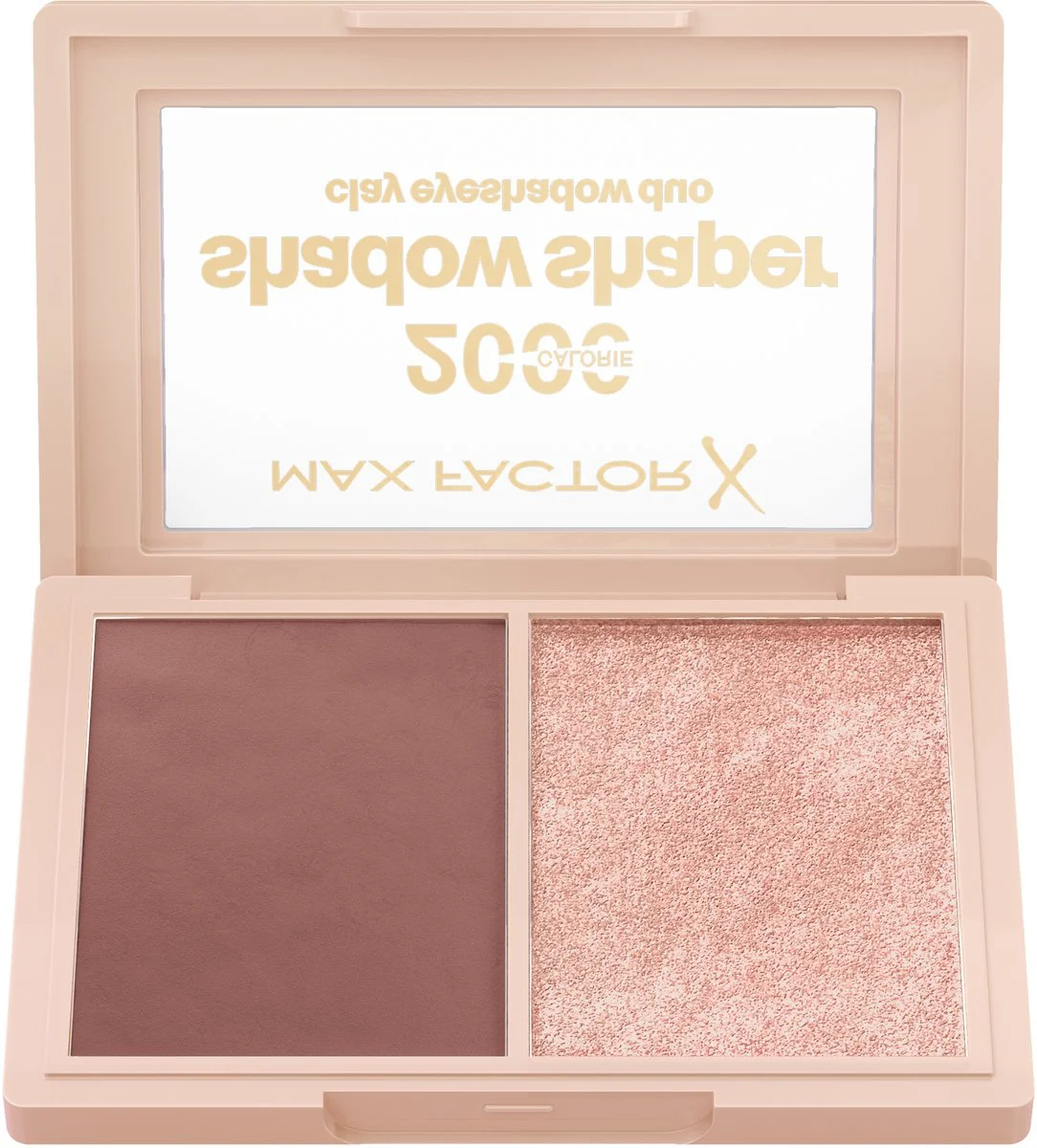 Max Factor 2000 Calorie Eyeshadow Duo Palette 010 Clay Gleam 4 gr